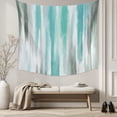 thumbnail image 5 of Turquoise Gray Large Tapestry for Bedroom Wall Hanging Tapestry, Farmhouse Abstract Gradient Aesthetic Ceiling Backdrop Tapestries Poster Blanket Wall Decor for Teens Room Living Room Dorm 100" x 59", 5 of 8
