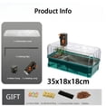 thumbnail image 5 of Reptile Terrarium Habitat Breeding Box Acrylic Turtle Reptile Cage Arboreal Tarantula Enclosure Lizard Box Turtle Aquarium Pump, 5 of 5