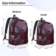 thumbnail image 2 of Goofa The Nightmare Before Christmas Pattern Durable Canvas Daypack - High-Quality Vintage Backpack, Compact & Versatile for Travel and Everyday Use-Small, 2 of 5