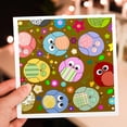 3drose, Cute Colorful Cartoon Owls Spring Floral Flower Heart Pattern