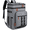 Gray, variant on UKEIN 50 Can Backpack Cooler Insulated Leak Proof Soft Sided Cooler Backpack Waterproof Lunch Backpack for Men Women Camping Beach Picnic Work