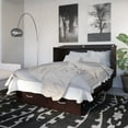 thumbnail image 3 of AFI Monroe Queen Solid Wood Murphy Bed Chest with 6" Mattress, Drawer & Charger, Espresso, 3 of 22