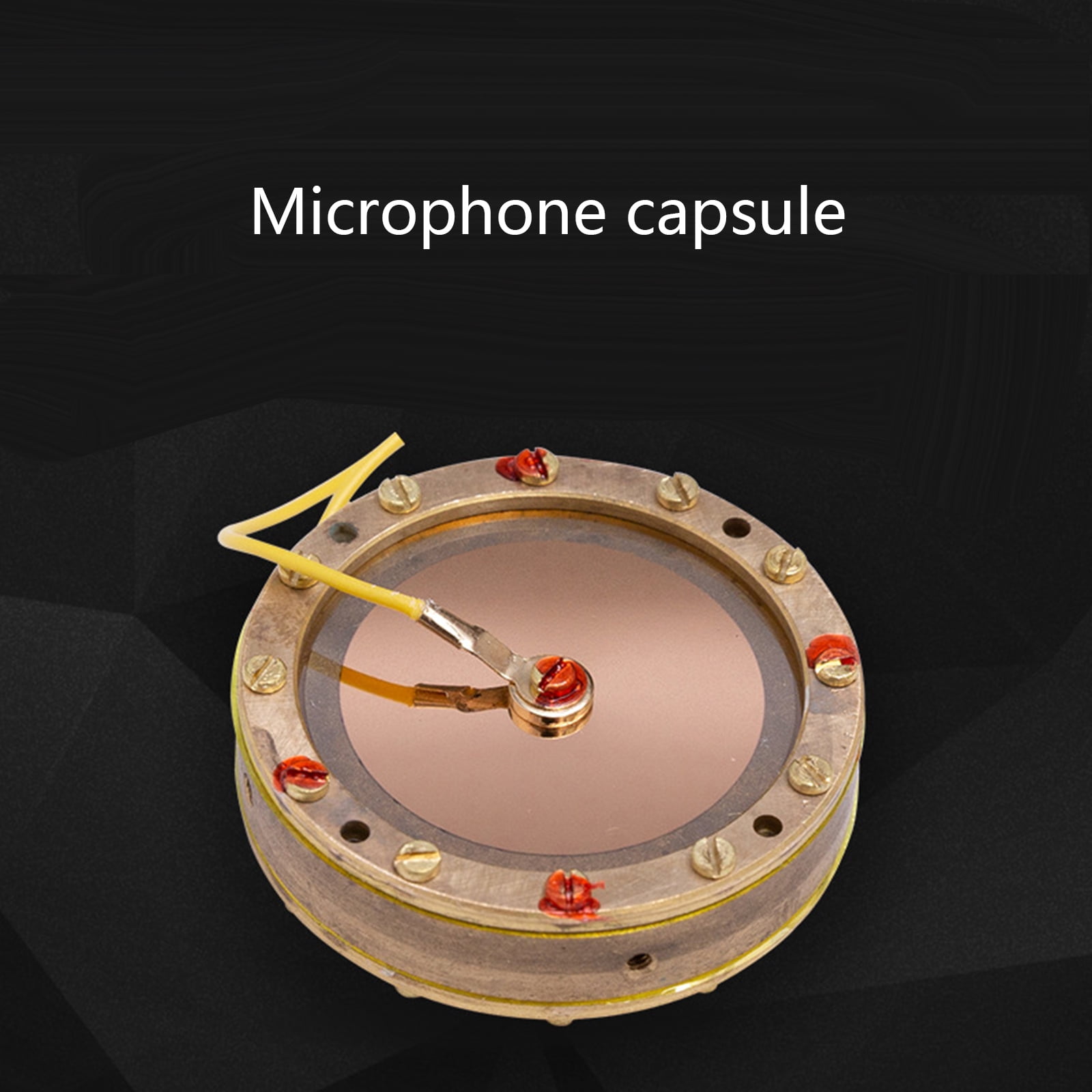 Zeiwohndc Precise Machinery Brass Microphone Diaphragm Home Recording Mic Replacements
