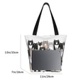 thumbnail image 3 of Bingfone Colors Cats Women Shoulder Tote Bags Casual Bag Ladies Shopping Handbag, 3 of 7