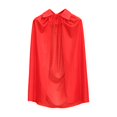 thumbnail image 4 of Capa larga para cosplay de Halloween, disfraz de mago, , , multiusos, para niñas y niños, ligero 90cm, 4 of 8