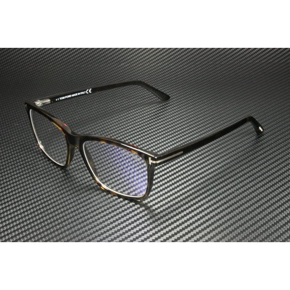 Tom Ford FT5479-B 052 Dark Havana Clear Lens Plastic 56 mm Men's Eyeglasses