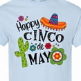 thumbnail image 4 of Inktastic Happy Cinco De Mayo Sombrero, Cactus, Flowers T-Shirt, 4 of 5
