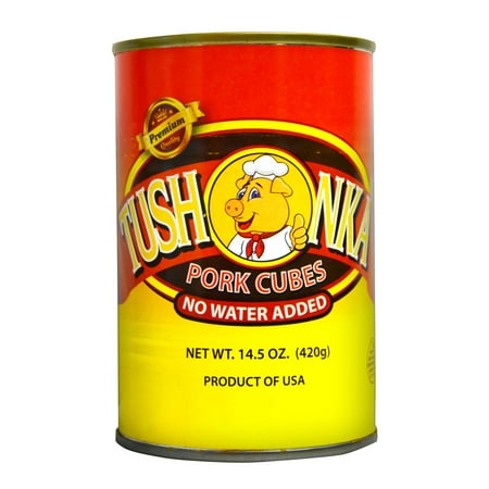 Tushonka Canned Stewed Pork Chunks 14.5 oz