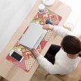 thumbnail image 3 of Long Mouse Pads for Desk,Pioneer Flower Floral Print Pattern Desk Mats on Top Of Desks, Desk Mouse Pad Extra Large with 3mm Non-Slip Base and Stitched Edge for Gaming,Office,Work,Home 31.5"x11.8", 3 of 6