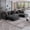 Black, variant on bokifol Modern Sectional Sofa Couch Floor Sofa for Bedroom,Living Room,Apartment and Small Space,Ottoman,Black