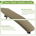 thumbnail image 4 of Front Driver Side Rear Left Passenger Side Door Panel Handle Pull Trim Cover No.51416970237 for BMW X5 2008-2013 Beige ABS PC 1 Pc, 4 of 6