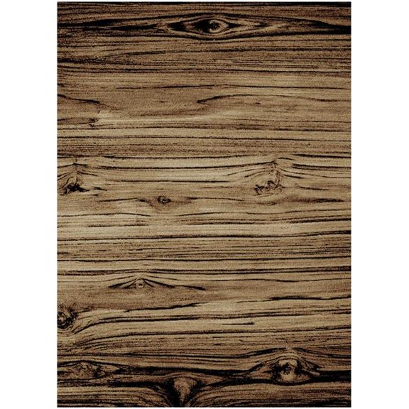 Mayberry Rug American Destination Lumberton Brown Lodge Area Rug 2'3"x3'3"