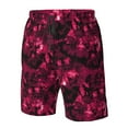 thumbnail image 4 of Fotbe Burgundy Tie Dye Trajes de Baño Estampados para Hombre, Shorts de Verano de Secado Rápido, Ropa de Playa, Bañadores-Medium, 4 of 6