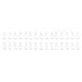 thumbnail image 4 of Ganchos para azulejos de techo Cateissary 10 piezas Acero inoxidable, 4 of 6