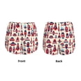 thumbnail image 5 of Lsque Rocket Pattern Printed Women's Running Shorts with Liner Pockets,Elastic Quick Dry Workout Athletic Gym Yoga Shorts,Womens High Waist Shorts-Large, 5 of 9