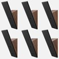 thumbnail image 1 of Homeforia Walnut Wood Coat Hooks, High End Walnut, 1 of 6