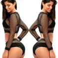 thumbnail image 1 of EQWLJWE Maillots de Bain Femme 2023 Femmes Évidé Col Rond Manches Longues Set de Maillot de Bain Transparent, 1 of 9