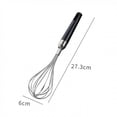 thumbnail image 3 of Mini Whisks Stainless Steel Portable Handle Whisk Stainless Steel Kitchen Mixer Wire Beater Tool, 3 of 9