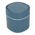 thumbnail image 3 of Desk Trash Can, Mini Trash Can Simple Design  For Kitchen For Living Room For Bedroom Blue, 3 of 8