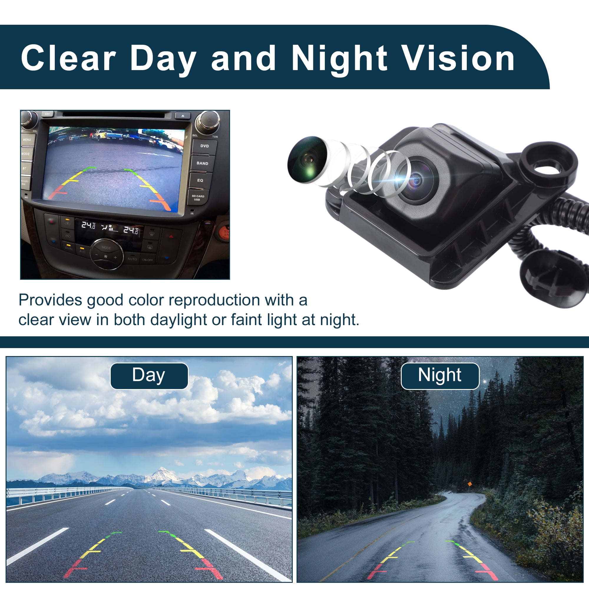 Unique Bargains Car Park Assist Camera for Toyota Tundra 2010-2013 No.86790-34030