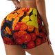 thumbnail image 1 of Fotbe Marigold Flowers In Different Colors Shorts Sin Costuras – Shorts Deportivos de Cintura Alta para Mujer, Elásticos para Gimnasio, Yoga, Running o Ciclismo-X-Large, 1 of 8
