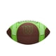 thumbnail image 5 of Balón de Fútbol Americano Wilson GST SpeedSkin Hylite Marrón/Verde para Jóvenes, 5 of 7