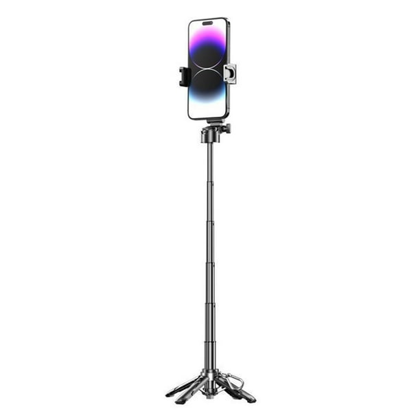 Selfie con Soporte Magnético Plegable Multifunción para Teléfono, Trípode Giratorio Estilo DSLR con Control Remoto Portátil.