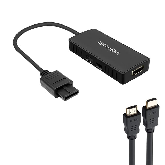 Adaptador conversor N64 a HDMI Y.D.F compatible con HDMI 16:9/4:3