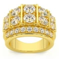 thumbnail image 4 of Pompeii 7Ct Men's Diamond Anniversary Ring 10k Gold Lab Grown (G,VS2-SI1), 4 of 4