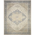 thumbnail image 2 of Nourison Vintage Washables 7'10" x 9'10" Blue Green Vintage Indoor Rug, 2 of 9