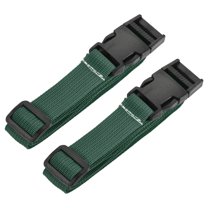 1x40 Inch Utility Strap with Buckle Polyester Belt for Packing (Light Green, 2 Pack)