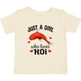 thumbnail image 3 of Inktastic Just a Girl Who Loves Koi Fish Girls Baby T-Shirt, 3 of 5