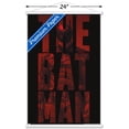 thumbnail image 3 of DC Comics The Batman - Text Wall Poster with Wooden Magnetic Frame, 22.375" x 34", 3 of 6