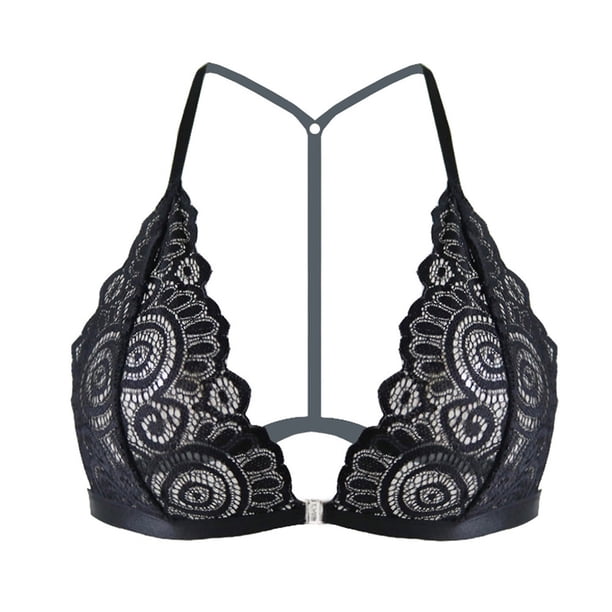 Womens Lingeris Sexy Women Plus Size Vest Crop Wire Free Bra Lace