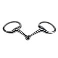 thumbnail image 2 of Filete de caballo,Filete deportivo ligero de acero inoxidable para caballos,Bocado para Caballo Equipo Portátil Profesional,Bocado masticable para caballos con anillas Montar a caballo de, 2 of 8