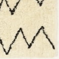 thumbnail image 4 of Linon Home Décor Morocco Shaggy Area Rug or Runner Collection, Ivory and Black, 2' x 8', 4 of 4