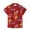 N191-Red, variant on FINALGANG Boys Hawaiian Shirt Casual Kids Button Down Shirt Tropical Print Summer Beach Shirts For Boys Lightweight Holiday Vacation Tops School Wear 5-6 Years