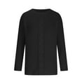 thumbnail image 4 of Odeerbi Winter Cable Knit Sweaters For Women Loose Solid Color V Neck Sweater Fashion 2025 Casual Dough Twists Pullover Sweater Black, 4 of 6