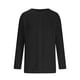 thumbnail image 4 of Suéter de cuello redondo para mujer, jersey de color liso a la moda, cuello en V, suéter holgado con giros de masa, suéter informal para mujer, 4 of 6