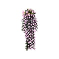 thumbnail image 2 of Glicina Artificial Flores Colgantes Enredaderas de Seda para Arco de Boda Pared Jardín Cerca Decoración Interior Exterior, Rojo, 95cm, 2 of 6