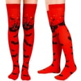 thumbnail image 1 of Adulte Enfant Femme Filles Halloween Costumes Cosplay Accessoires Bas Chaussettes, 1 of 4