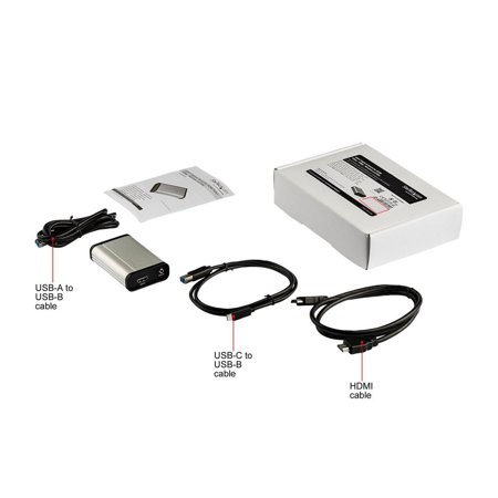 StarTech(スターテック) UVCHDCAP シルバー &amp; ブラック UVC準拠USB-C接続HDMIキャプチャボード Mac対応