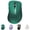 darkgreen, variant on Wireless Mouse, 2.4GHz with USB Receiver, 1200 DPI Optical Tracking, 5 Buttons,Ambidextrous PC/Mac/Laptop - Black
