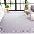 thumbnail image 2 of SAFAVIEH Martha Stewart Elana Chevron Machine Washable Indoor/Outdoor Area Rug, Blue/Creme, 8' x 10', 2 of 12