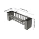thumbnail image 3 of Organizador de fregadero de cocina con bandeja de drenaje automático, soporte para esponja, jabón, cepillo, tapón de fregadero, estante de almacenamiento de encimera grande de plástico con barra para, 3 of 6