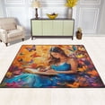 thumbnail image 3 of BZSMCE Vintage Area Rugs Booking Girl Creative Area For Home, 3 of 7