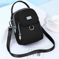 thumbnail image 2 of Bolso bandolera impermeable para mujer Bolsos de mensajero Oxford elegantes para el trabajo (negro) Likrtyny Para Estrenar, 2 of 6