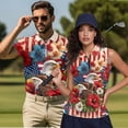thumbnail image 2 of KUIFORTI 250th Anniversary Matching Golf Shirts for Couple Fit Plain Women Sport Cloth Golf Tennis Tank Top Racerback Design Golf Shirt Keep Cool in Hot Weather Quick Dry, 2 of 6