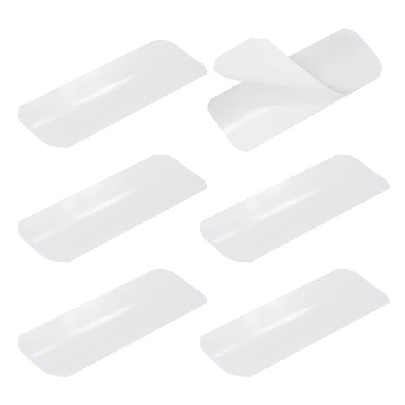 Uxcell 6Pcs Mini Horizontal Blind Repair Tabs, 1" W x 3" l Self-Adhesive Window Blinds Replacement Slats Fixers for Repair Damaged Slats Parts, White