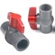 thumbnail image 3 of KAIYANG Válvula de bola de PVC, válvula de tubería de agua de plástico, conectores rectos de válvula de bola de U-PVC para controlar y detener el flujo (25 mm), 3 of 5